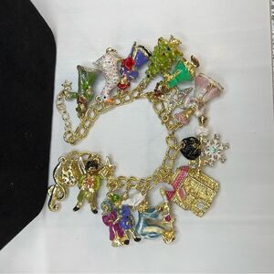 Kirks Folly A Christmas Carol Charm Bracelet Charles Dickens Classic